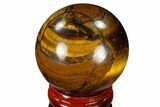 Polished Tiger's Eye Sphere - South Africa #116060-1